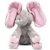 🐘 Evana – The Peek-a-Boo Singing Elephant Plushie!