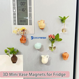DW™3D Ceramic Magnetic Vases for Refrigerators