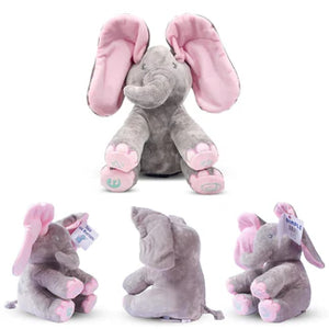🐘 Evana – The Peek-a-Boo Singing Elephant Plushie!