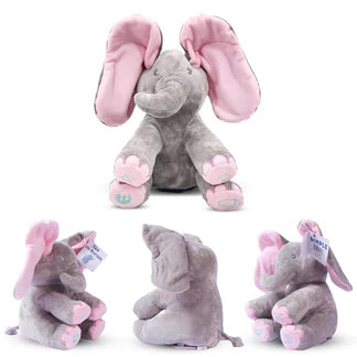 🐘 Evana – The Peek-a-Boo Singing Elephant Plushie!