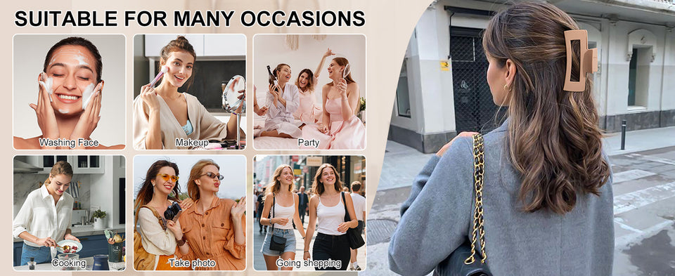 Safe Hair Claw Clips