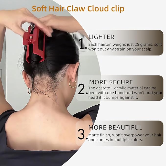 Safe Hair Claw Clips
