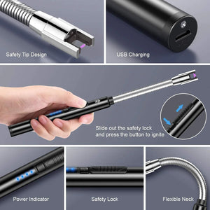 USB Rechargeable Electric Gas Lighter
