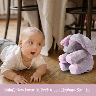 🐘 Evana – The Peek-a-Boo Singing Elephant Plushie!
