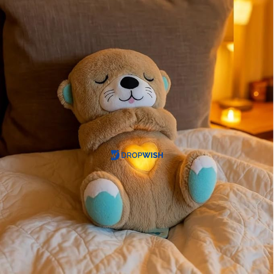DW™Breathing Teddy Bear Musical Sleeping Toy
