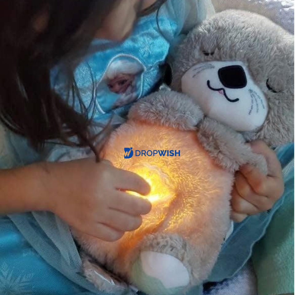 DW™Breathing Teddy Bear Musical Sleeping Toy