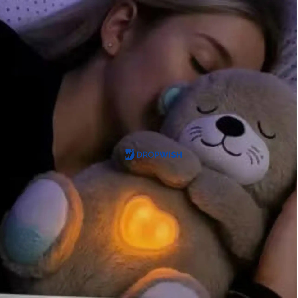 DW™Breathing Teddy Bear Musical Sleeping Toy