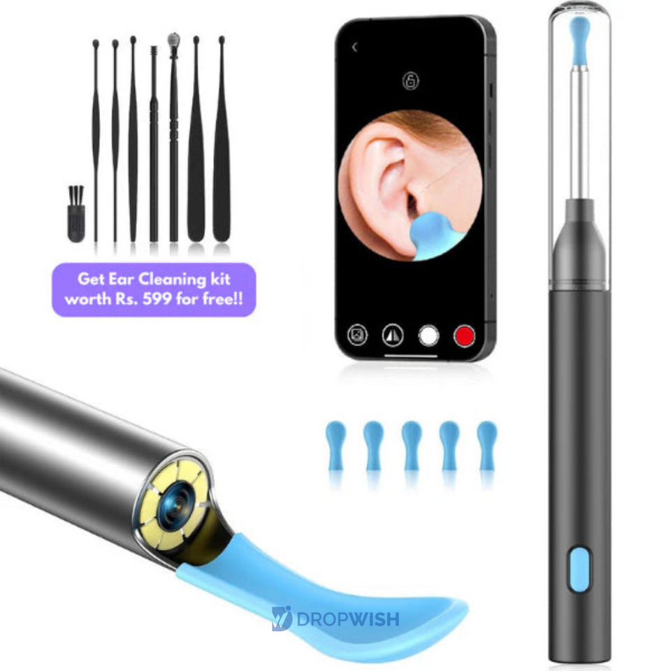 Dropwish™ Pro Ear Wax Cleaner | Free Ear Cleaning Kit