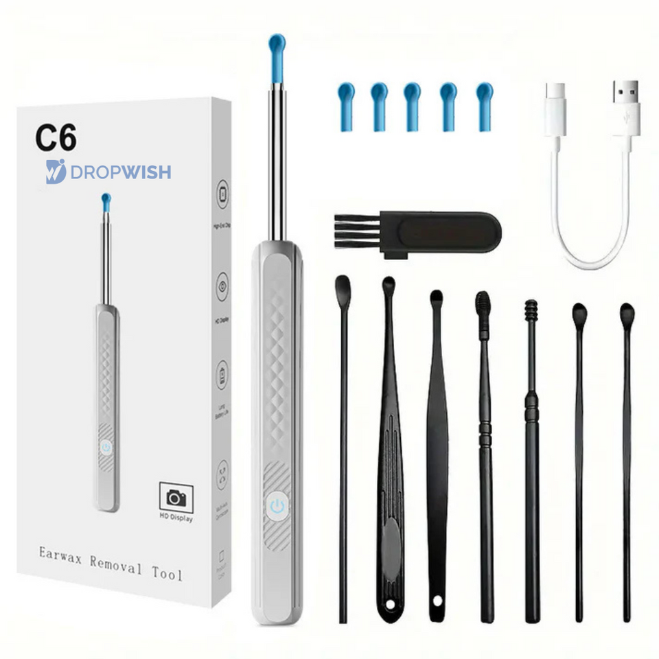 Dropwish™ Pro Ear Wax Cleaner | Free Ear Cleaning Kit