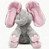 🐘 Evana – The Peek-a-Boo Singing Elephant Plushie!