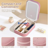 DW™LED Makeup Box|With Adjustable Light-Up Mirror