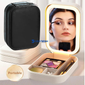 DW™LED Makeup Box|With Adjustable Light-Up Mirror