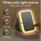 DW™LED Makeup Box|With Adjustable Light-Up Mirror