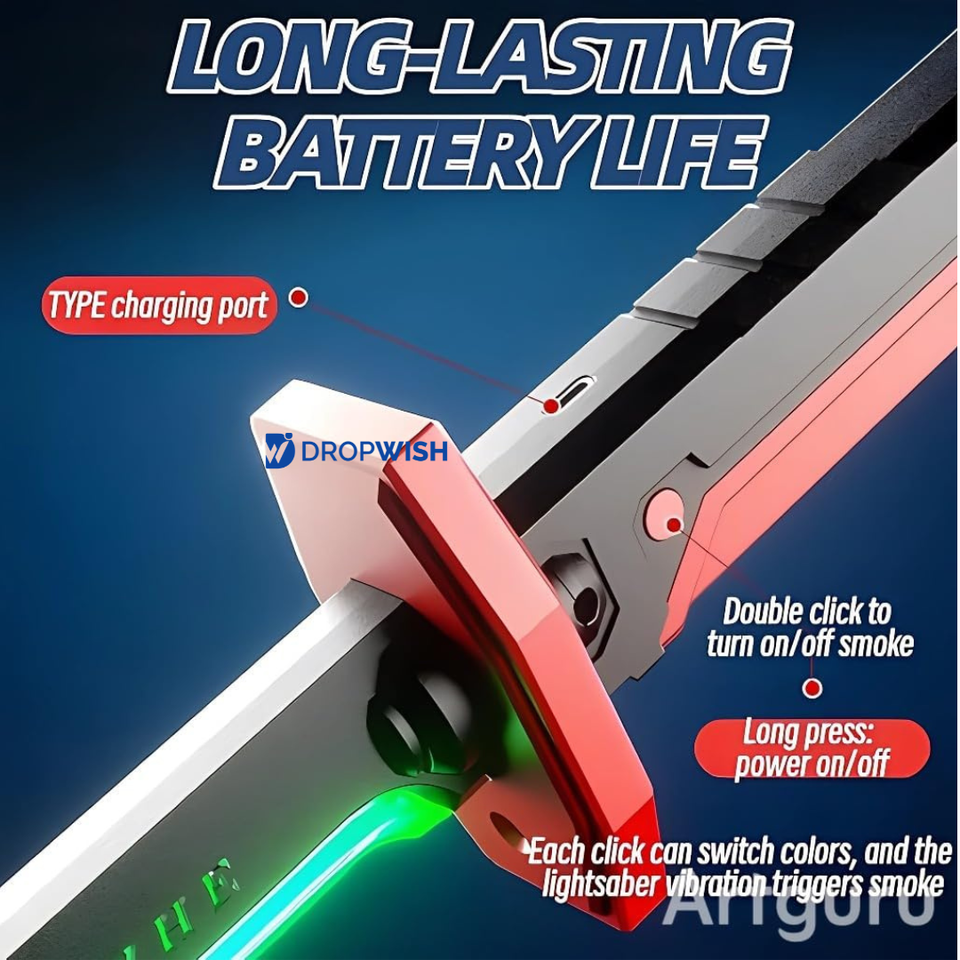 DW™ MultiColour LED Light Sword|Smoke Sword