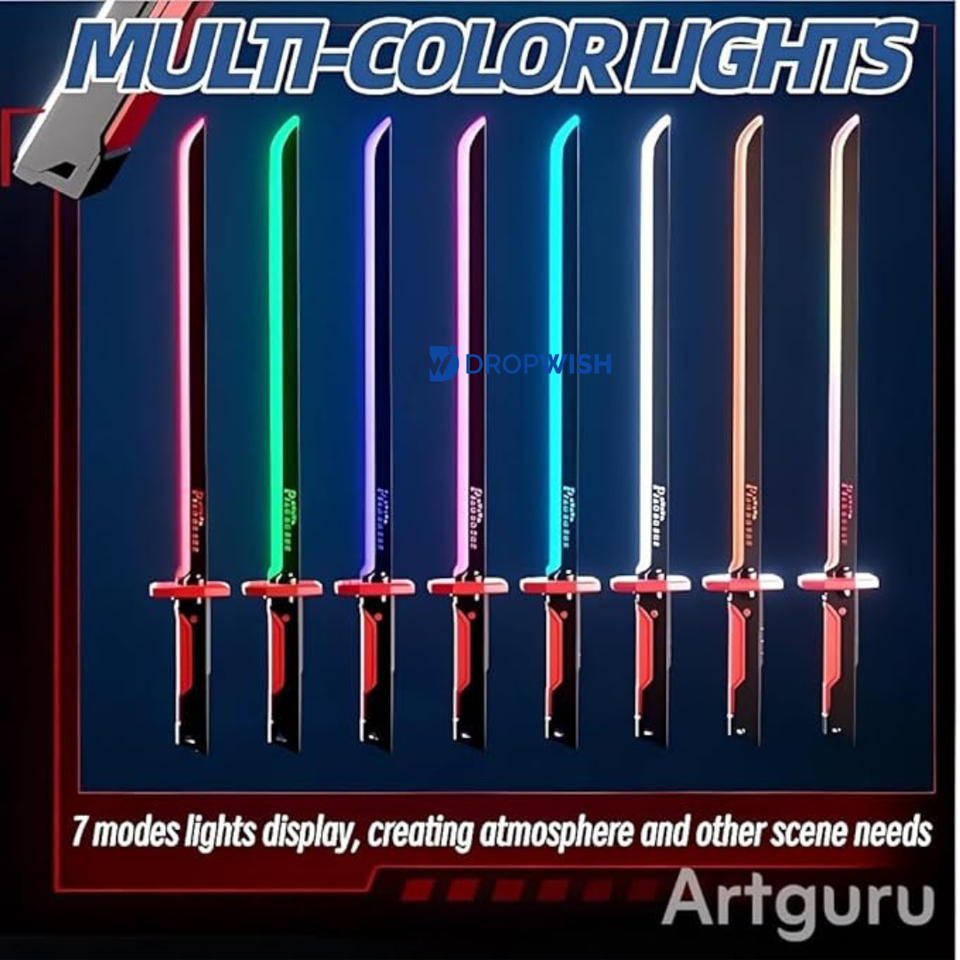 DW™ MultiColour LED Light Sword|Smoke Sword
