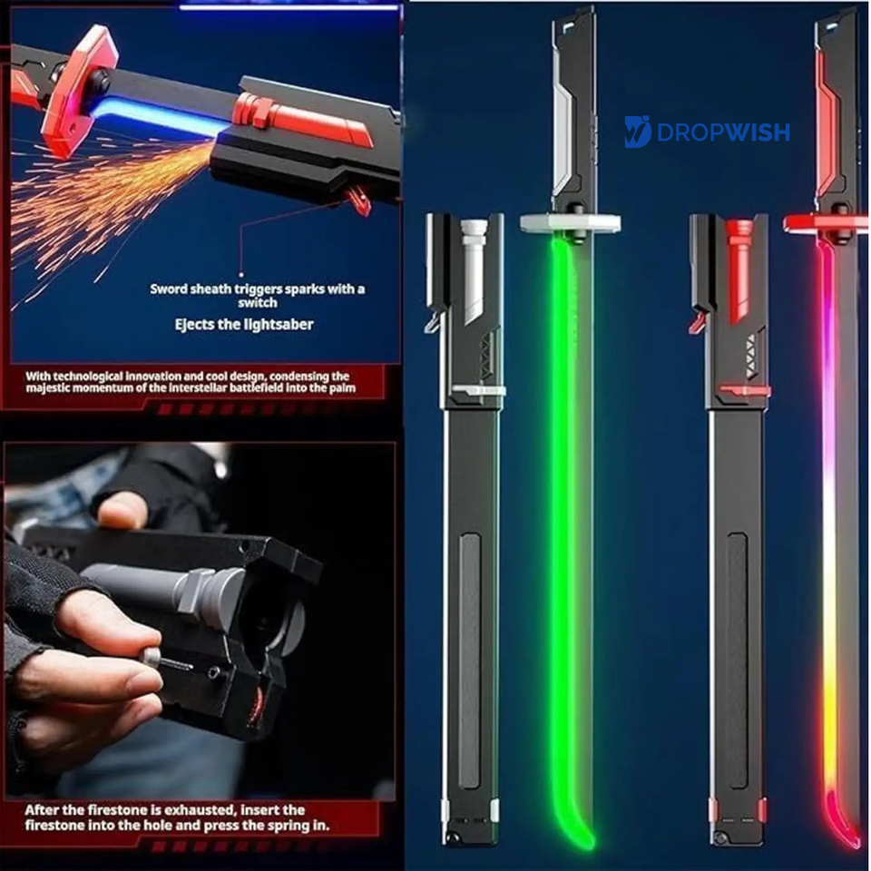 DW™ MultiColour LED Light Sword|Smoke Sword