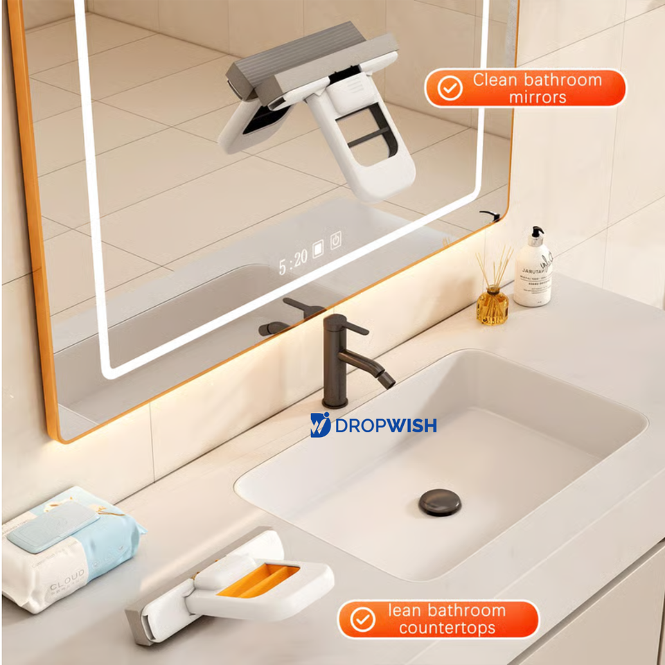 SwiftMop™ | Mini Foldable Cleaning Wand