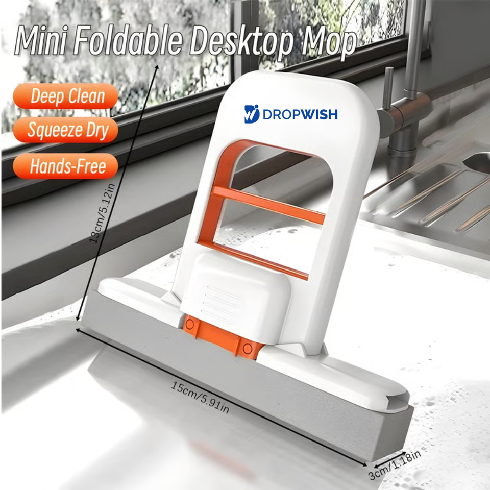 SwiftMop™ | Mini Foldable Cleaning Wand