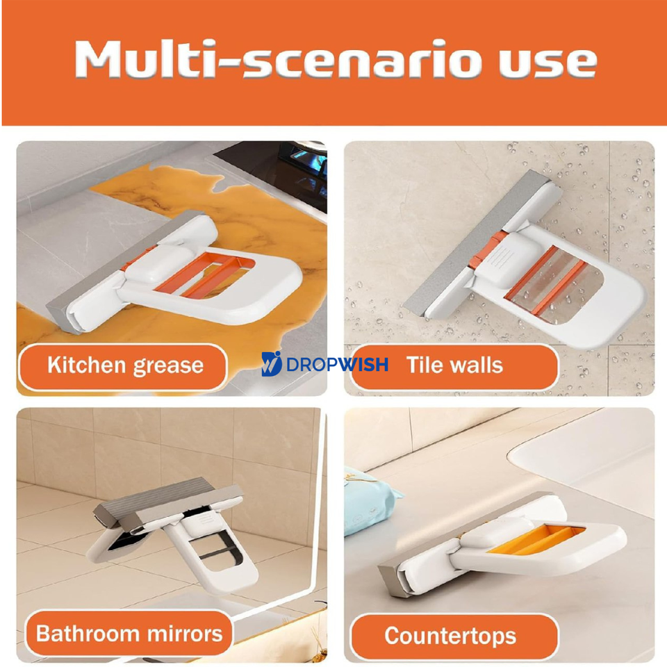 SwiftMop™ | Mini Foldable Cleaning Wand