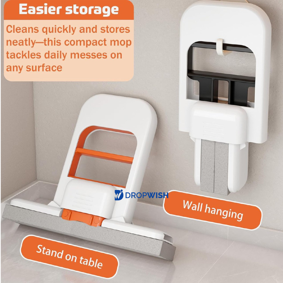 SwiftMop™ | Mini Foldable Cleaning Wand