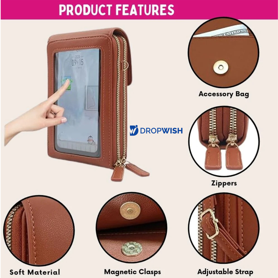 DW PocketTap™|CrossBody Sling/Wallet & Phone Bag