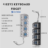 DW™ KeyPop|Keyboard Fidget Toy Keychain