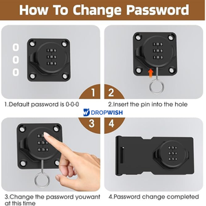 DW™Household Cabinet Password Hasp Lock