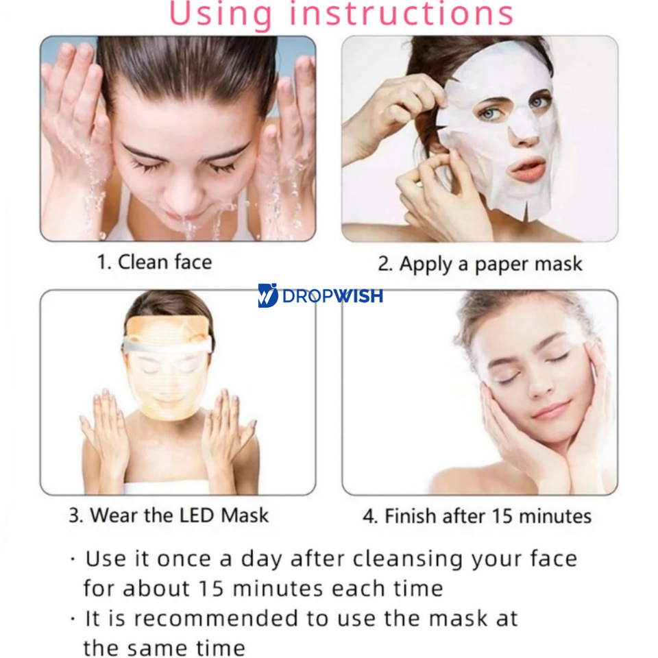 DW™ LED Face Mask|For Youthful Skin