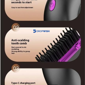 DW™Cordless Hair Straightener Comb